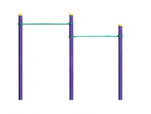 點擊查看詳細信息<br>標題：二聯單杠 HL-035 閱讀次數：7715
